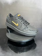 Jordan 1 Low Method of Make Black Metallic Gold