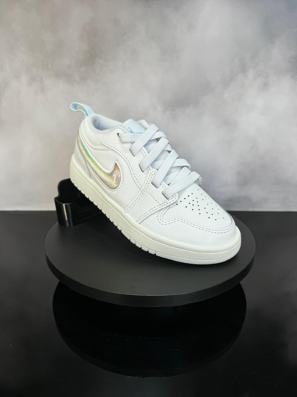 Jordan 1 Low SE Glitter Swoosh