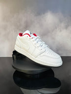 Jordan 1 Low White Gym Red Black