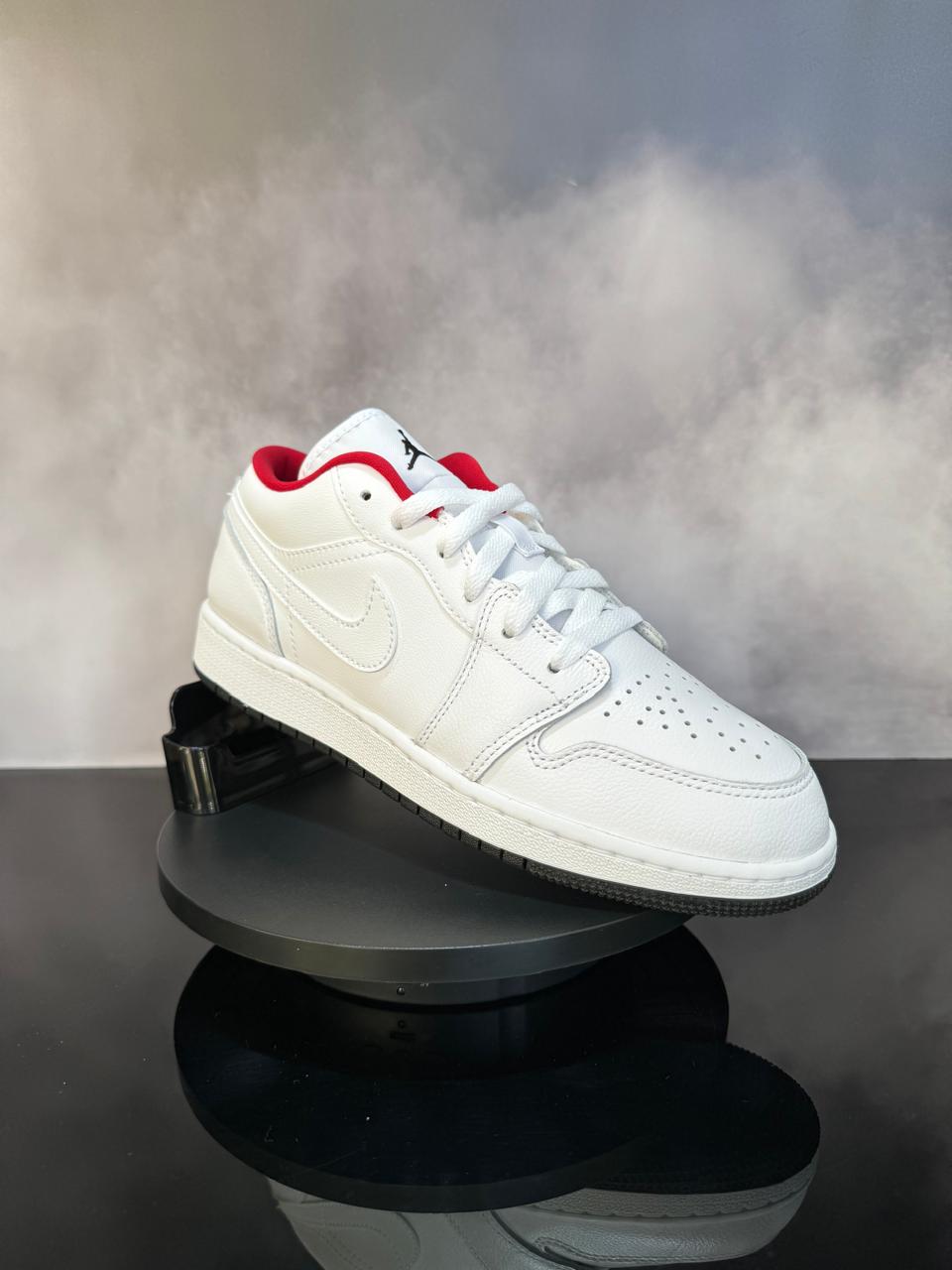 Jordan 1 Low White Gym Red Black