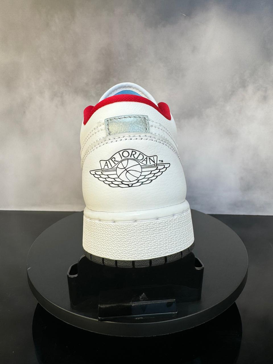 Jordan 1 Low White Gym Red Black