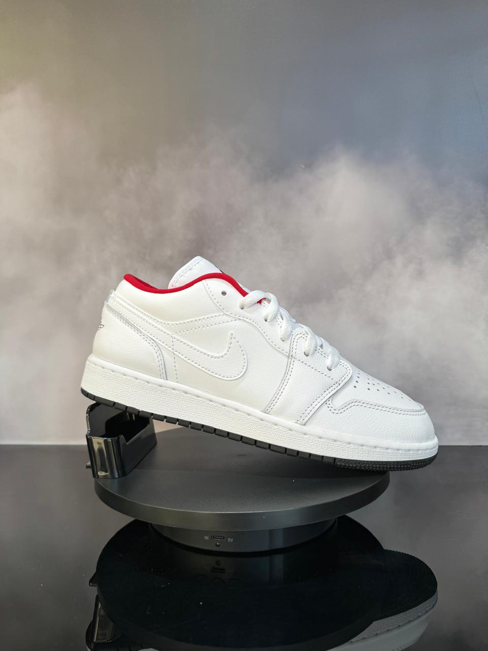 Jordan 1 Low White Gym Red Black