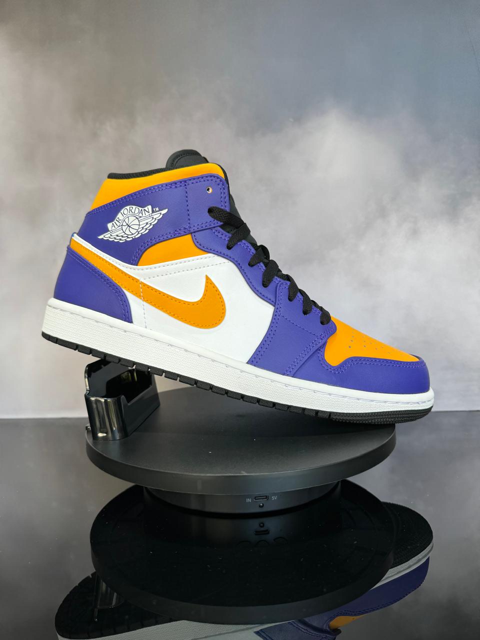 Jordan 1 Mid Lakers