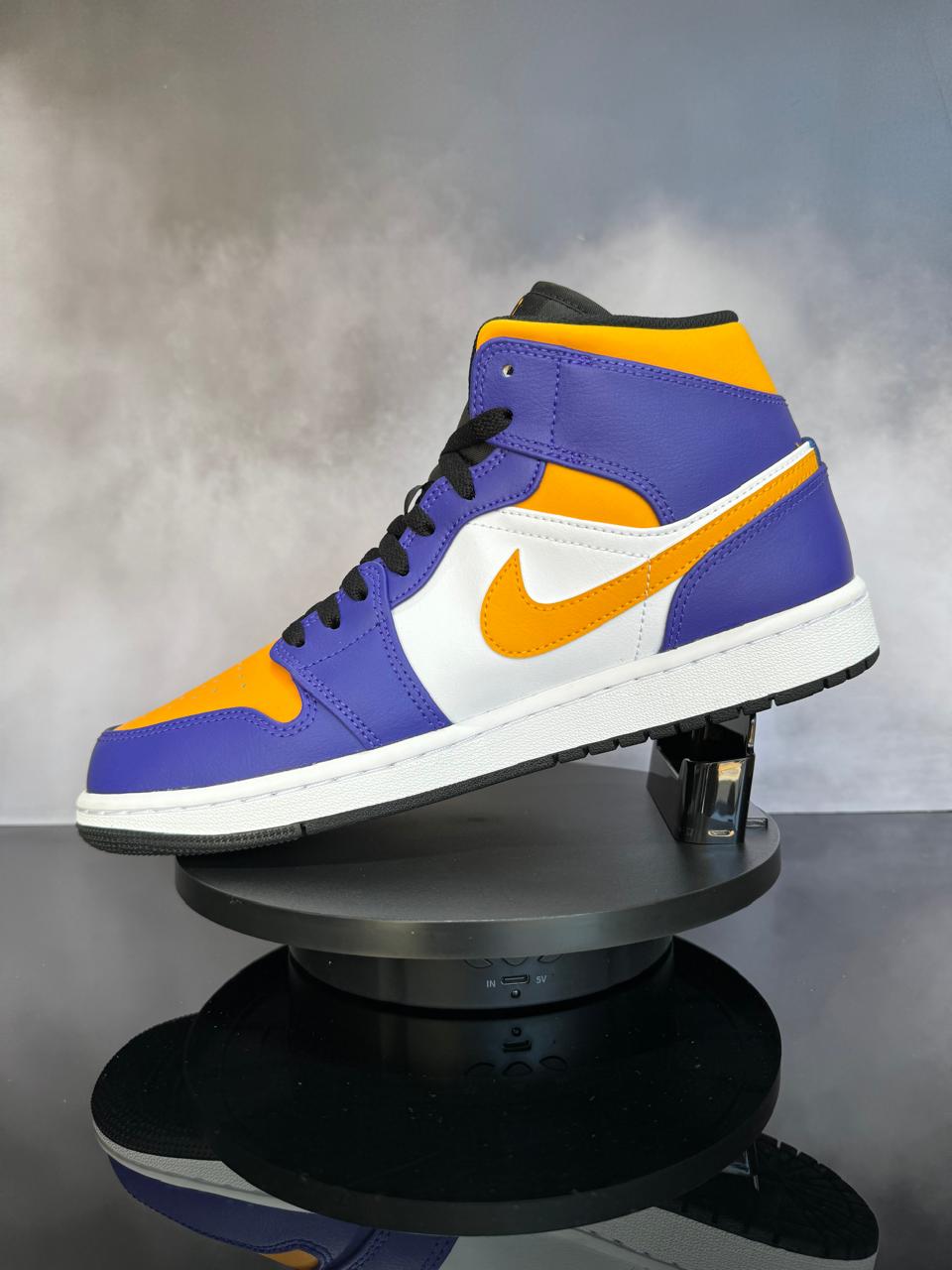 Jordan 1 Mid Lakers