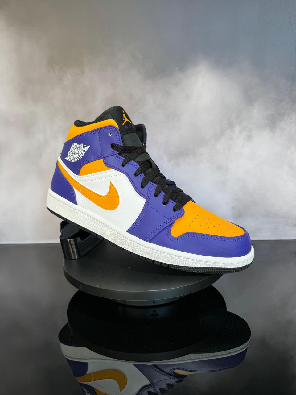 Jordan 1 Mid Lakers