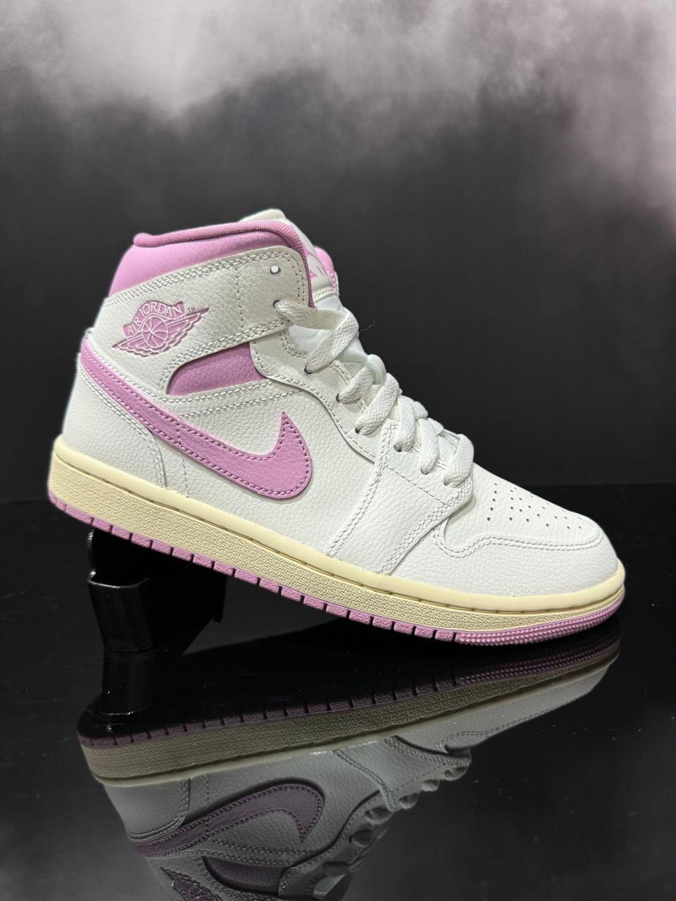 Jordan 1 Mid Sail Pink Coconut Milk