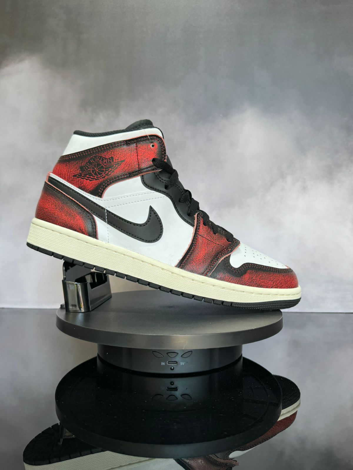 Jordan 1 Mid Wear Away Chicago