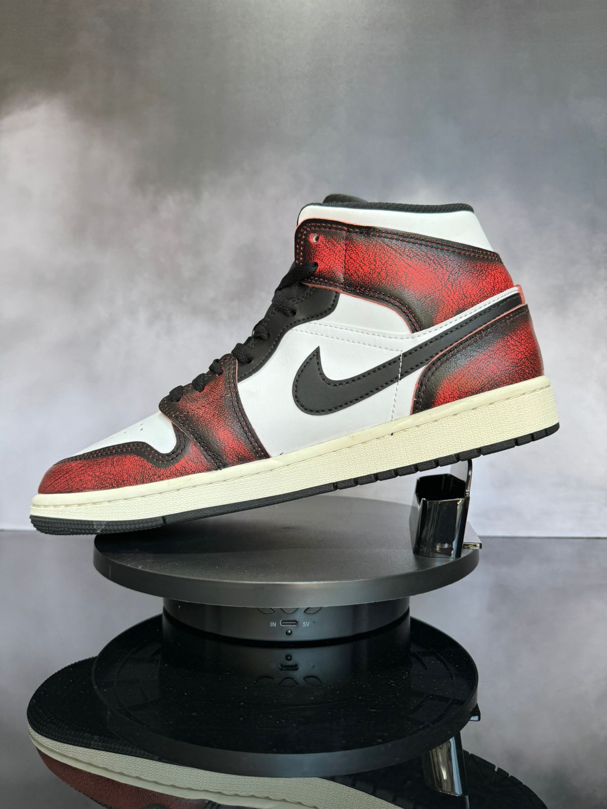 Jordan 1 Mid Wear Away Chicago