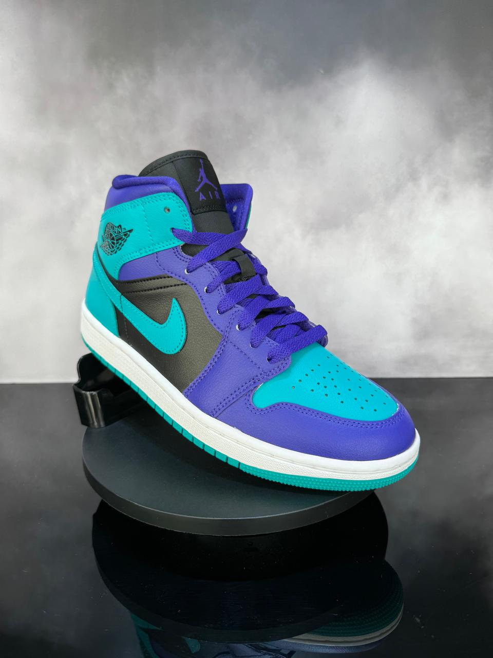 Jordan 1 Mid Black Grape